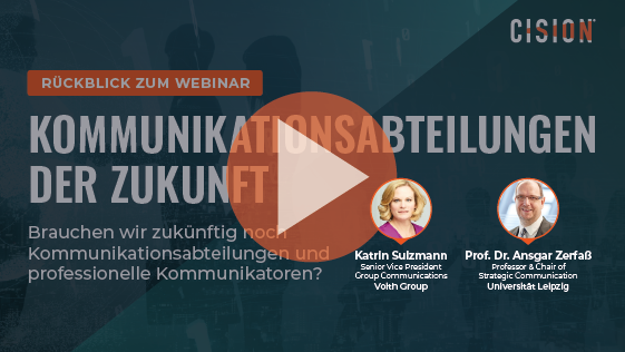 Rückblick zum Webinar: Kommunikationsabteilungen der Zukunft