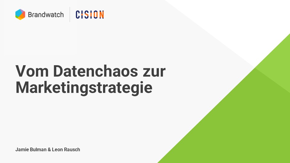 Rückblick Webinar: Vom Datenchaos zur Marketingstrategie